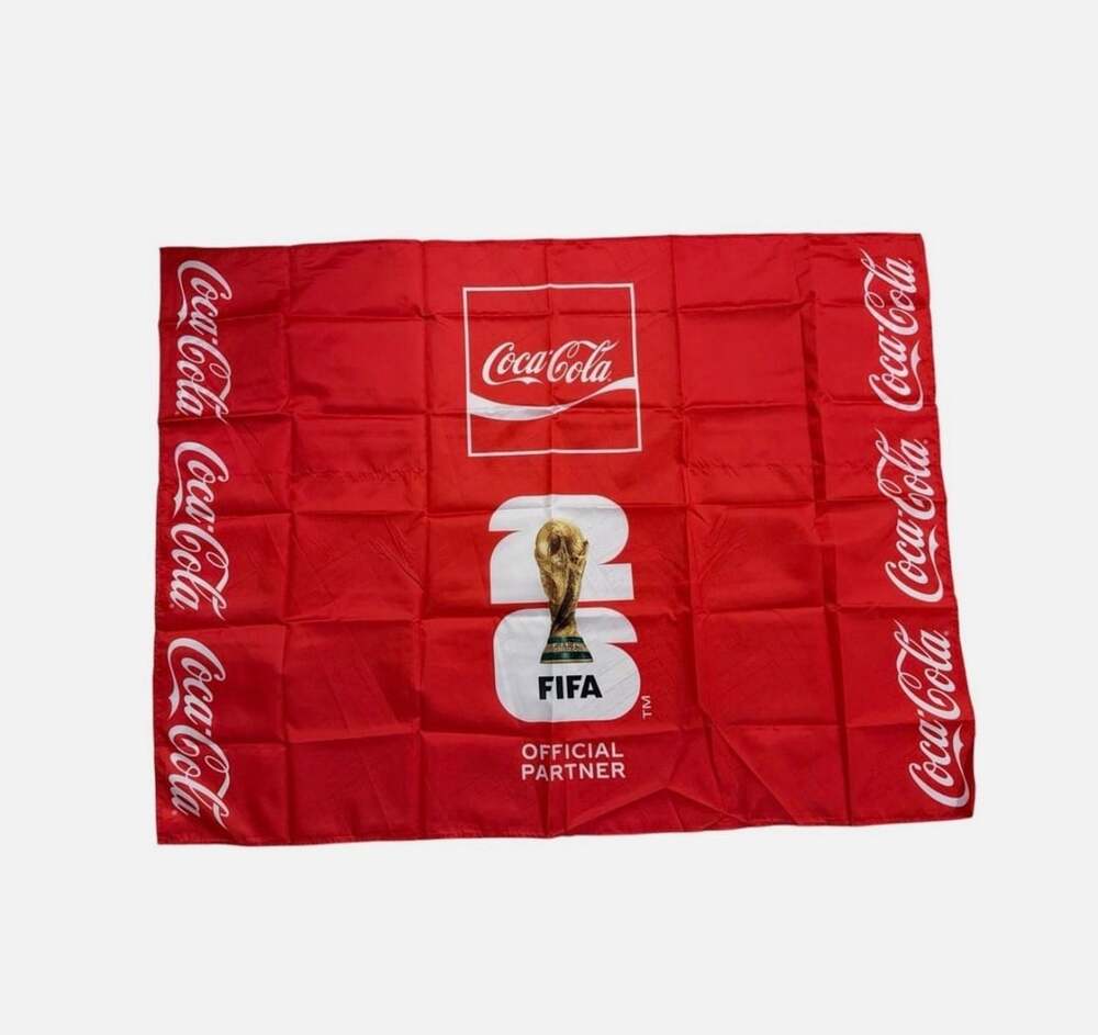Coca-Cola FIFA World Cup Official Partner Promotional Flag